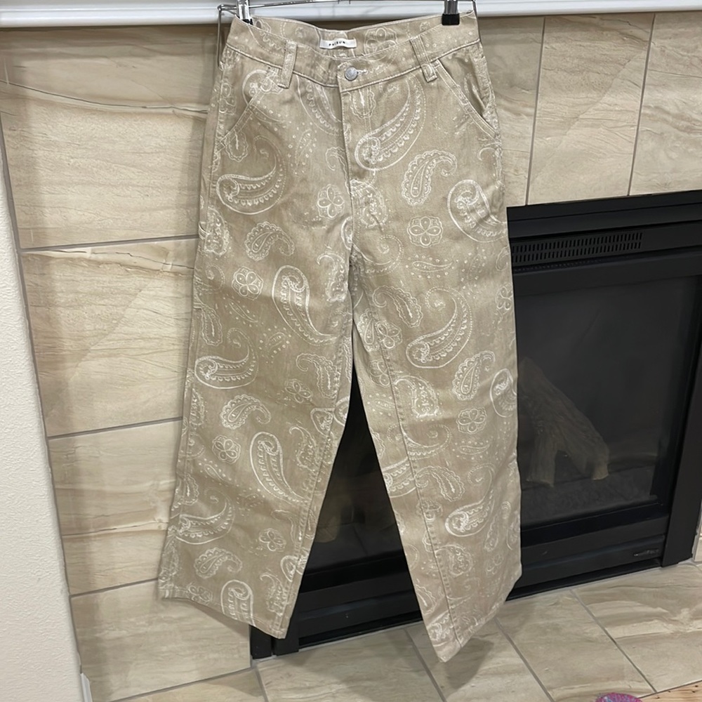 tan pacsun “baggy carpenter” pants in size 26